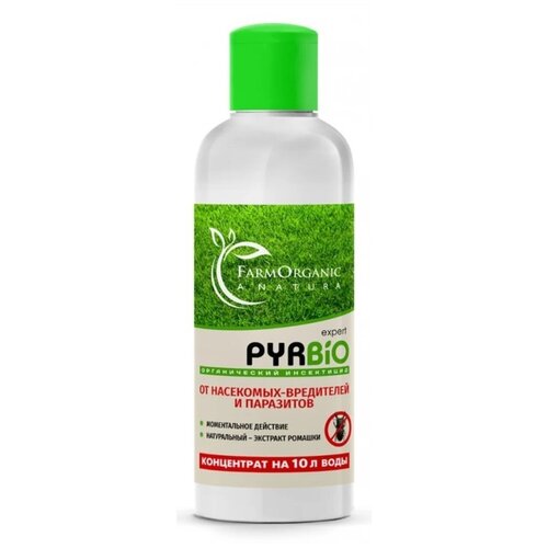 Концентрат натуральный PYRBIO Expert на 10 литров от насекомых-вредителей и паразитов 50 мл