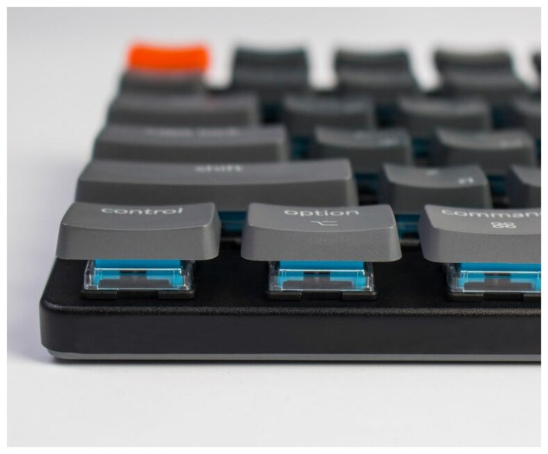 Клавиатура механическая беспроводная Keychron K3, Bluetooth, RGB, Brown Switch, Черный/Серый K3E3 - фото №8