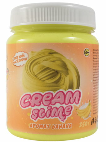 Игрушка "Slime" Cream-Slime с ароматом банана,250 г