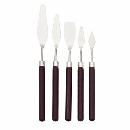 Мастихины художественные шпатели Айрис 2AR23427 16 см 5 шт упак 359₽