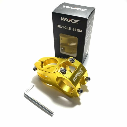 Вынос руля велосипеда, цвет золотой