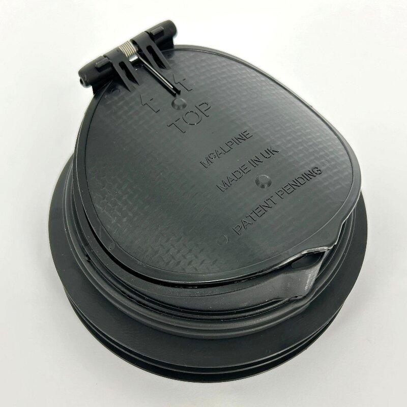 Манжета McALPINE для фановой трубы в виде обр. клап. вход 90 мм выход внутрь 110 мм усиленная