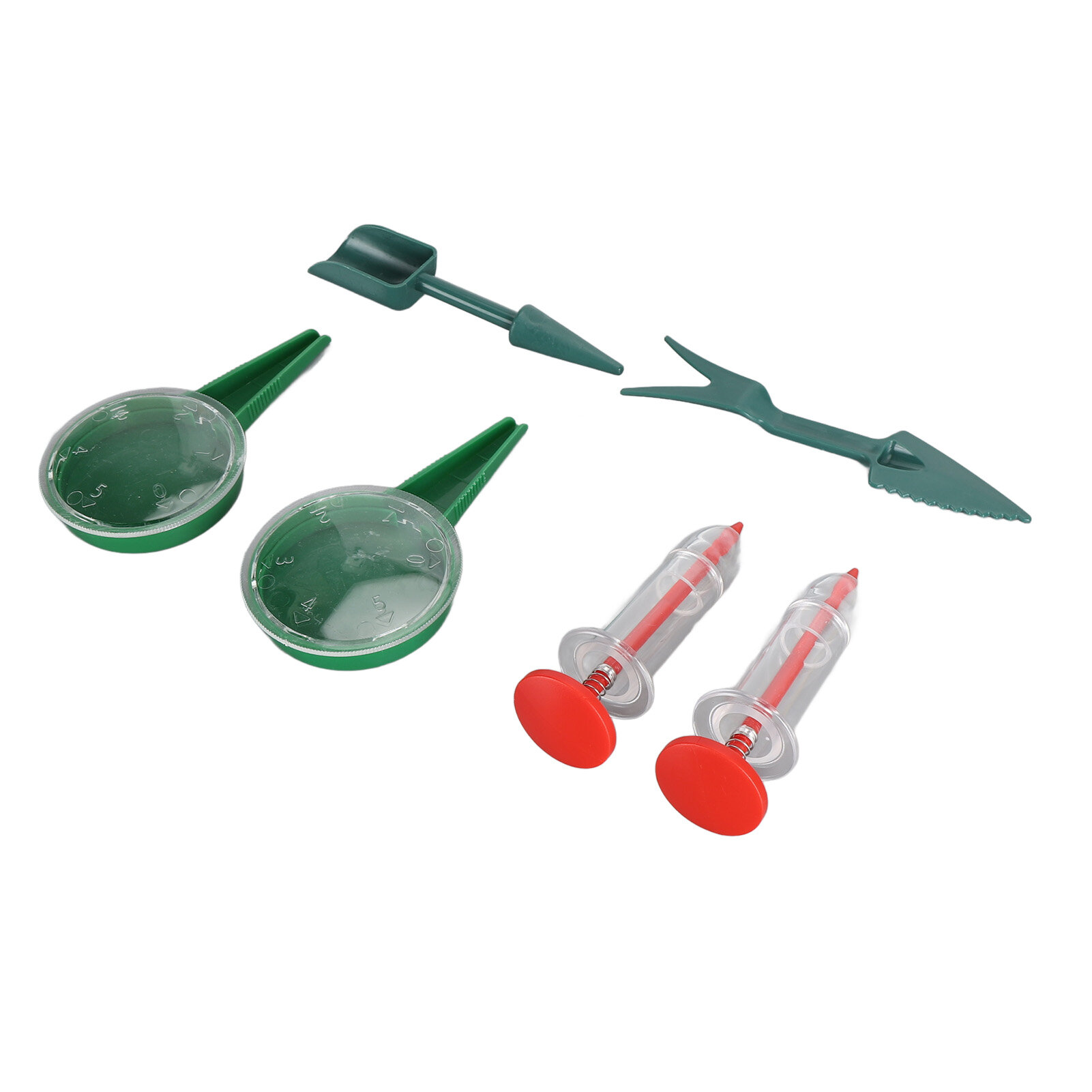 Сеялки Ручные 6PCS Mini Seeder Manual Handheld Sowing Adjustable Portable Tool Set for Gardening Work