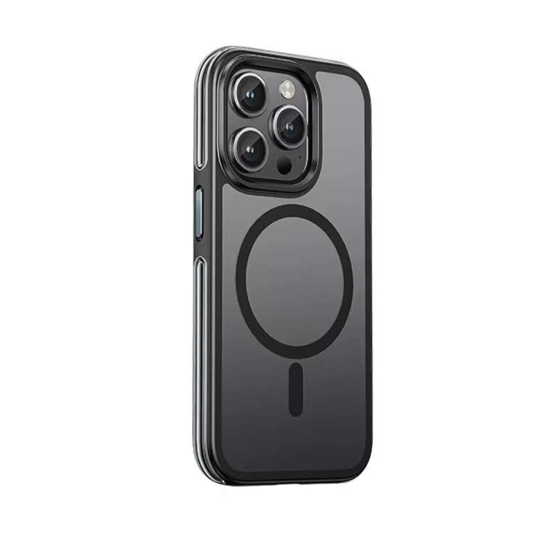 Чехол для iPhone 15 Pro, PC+TPU, Магнитный (MagSafe), AS5, HOCO, черный — фото 1
