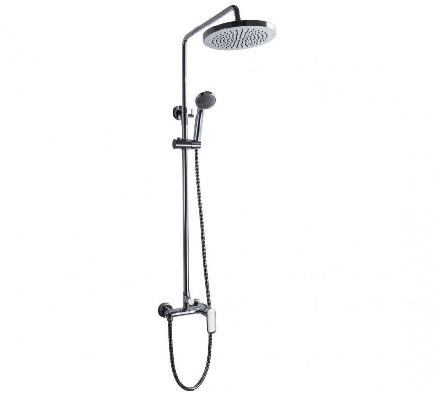 Душевая колонна со смесителем для душа Bravat opal r f9125183cp-a2-rus