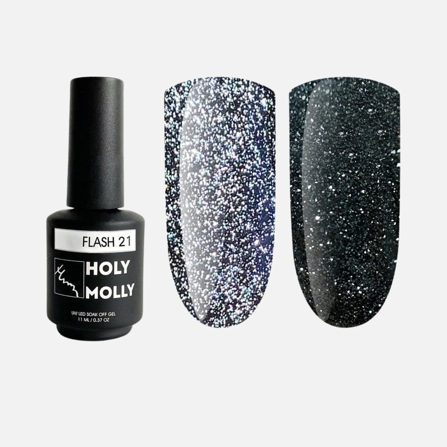 Гель-лак Holy Molly FLASH №21 светоотражающий 11 мл