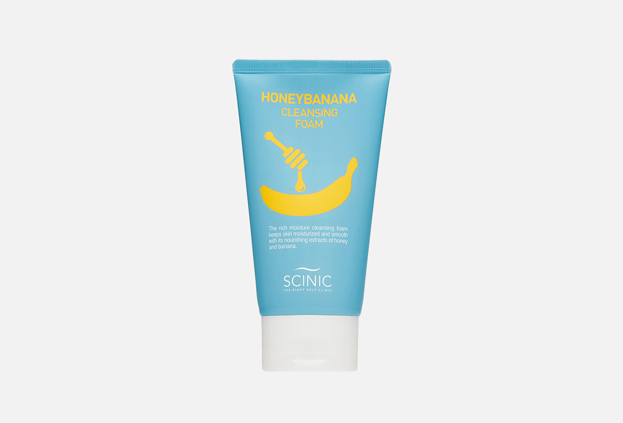 Очищающая питающая пенка для лица с мёдом и бананом SCINIC Honey Banana Cleansing Foam 150 мл