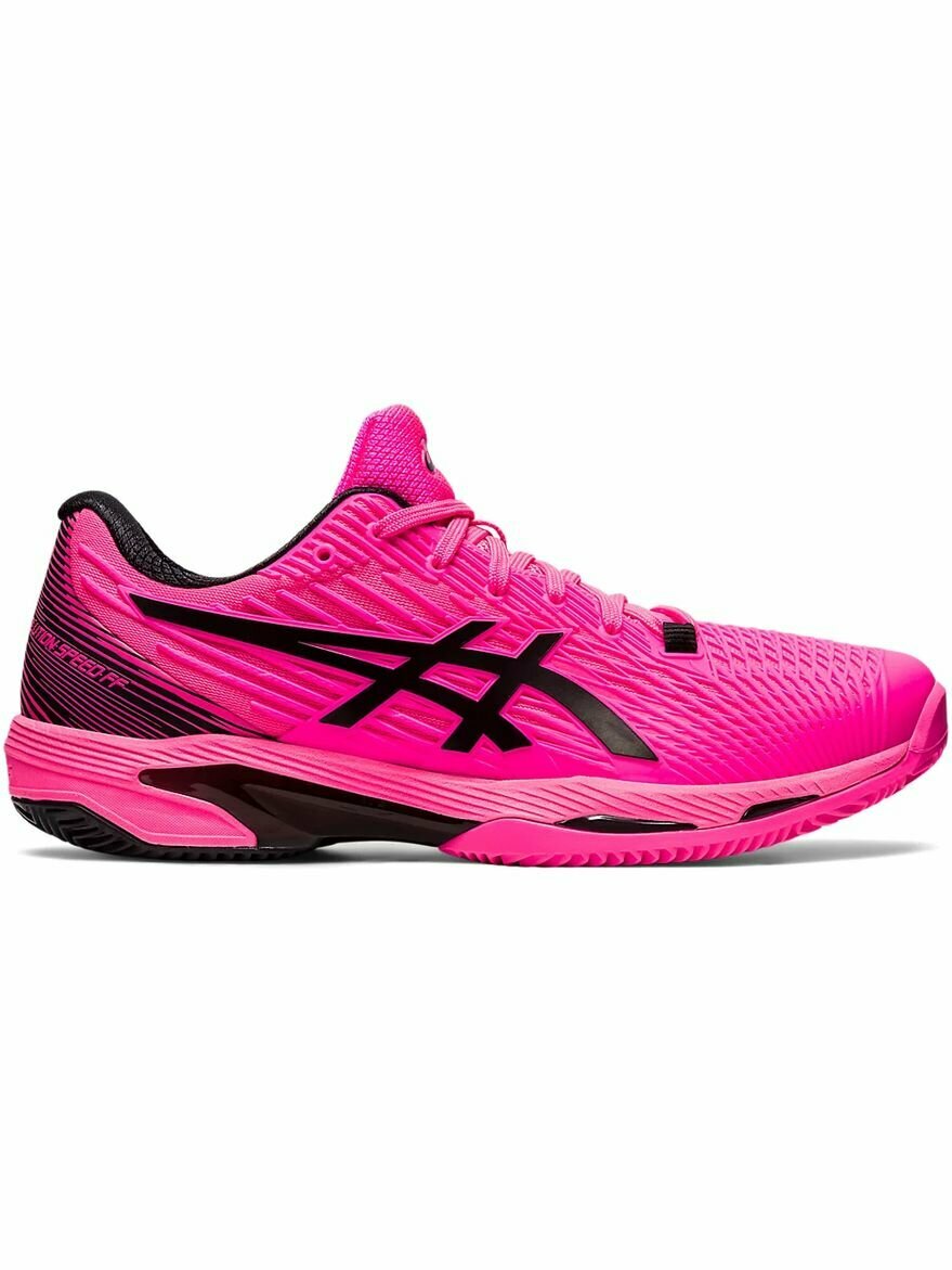 Кроссовки ASICS SOLUTION SPEED FF 2 CLAY полнота F (EU)/ на среднюю стопу размер 9 US розовый/черный