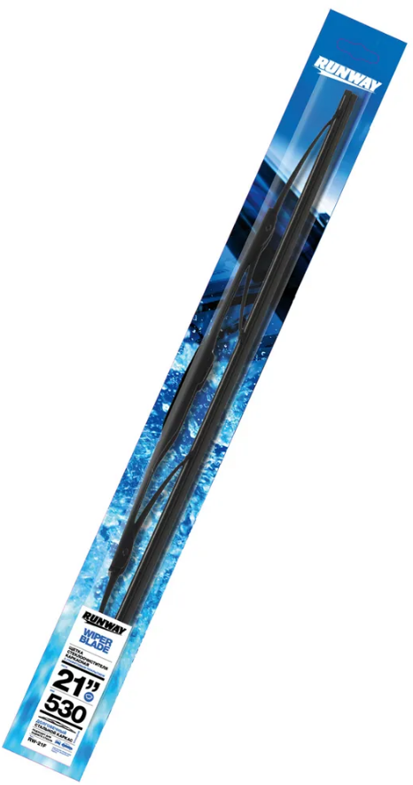 Щетка стеклоочистителя каркасная с графитовым покрытием 530мм RUNWAY