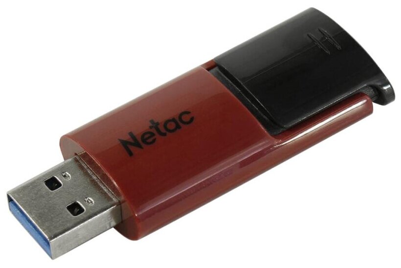 Комплект 4 штук, Флеш-память Netac U182 Red USB3.0 Flash Drive 128GB,retractable