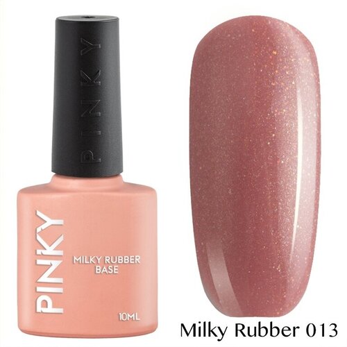 PINKY, Камуфлирующая база Milky Rubber Base № 13 (10 мл)