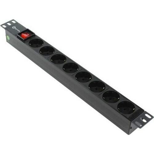 Блок розеток 19, 8 розеток 5bites PDU819P-08 PVC, SWITCH, 1U