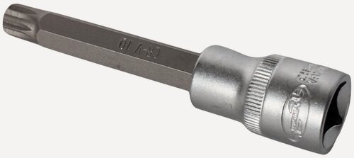 Изображение товара Головка торцевая АвтоDело spline 1/2 M10 L-100 мм, хромованадиевая сталь
