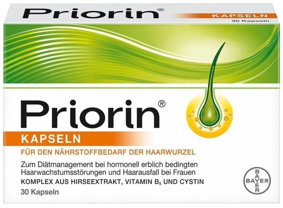 Priorin (Приорин) Витамины для волос 30 капсул