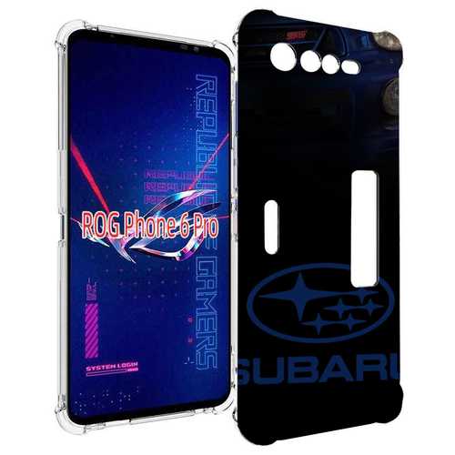 Чехол MyPads subaru субару 3 для Asus ROG Phone 6 Pro задняя-панель-накладка-бампер