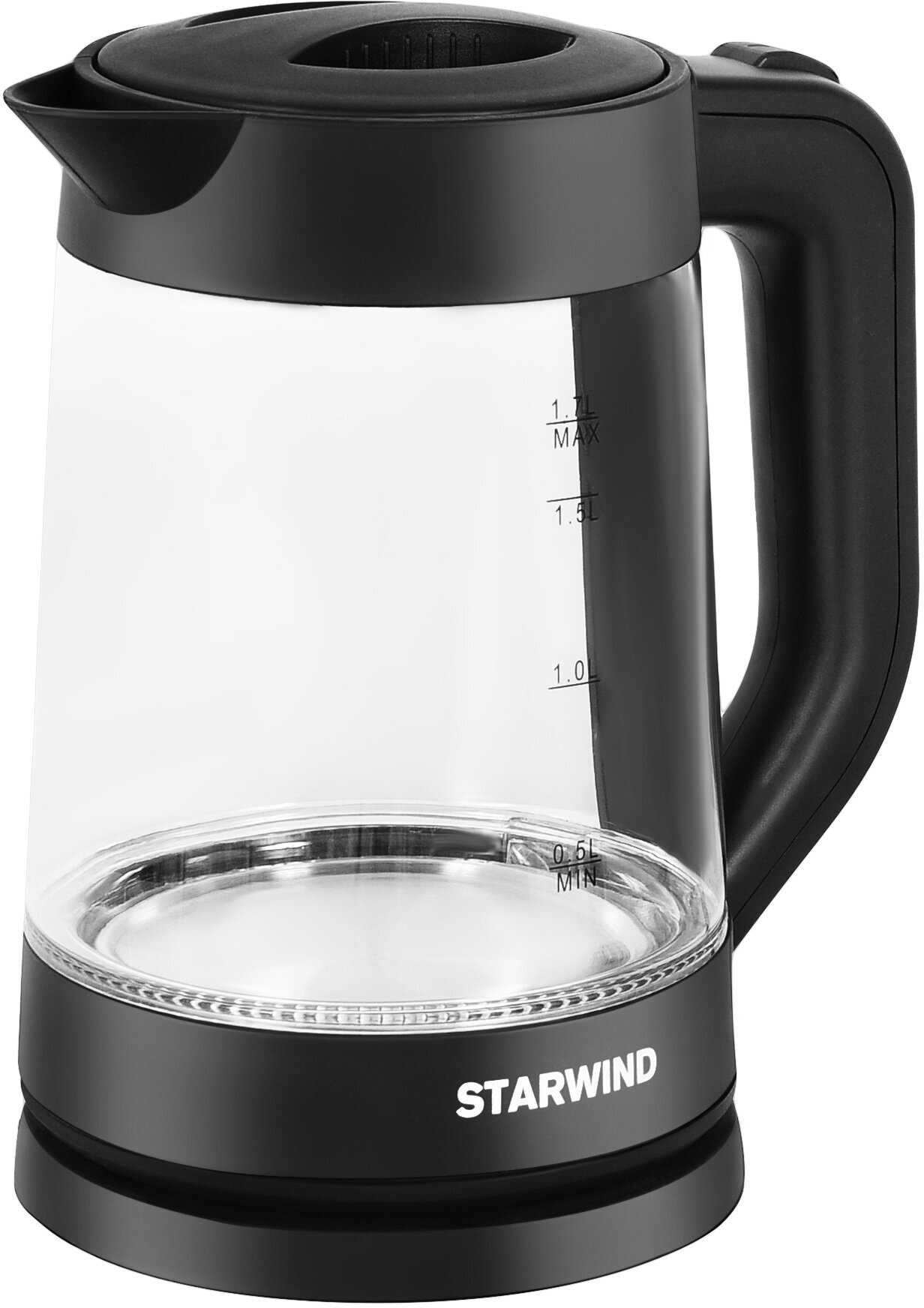 Чайник электрический StarWind , 1700Вт, черный - фото №13