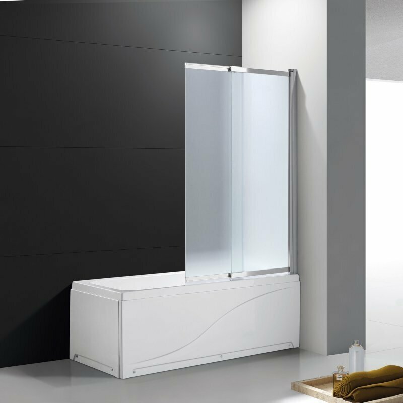 Шторка для ванны Cezares SLIDER-VF-11-100/150-P-Cr