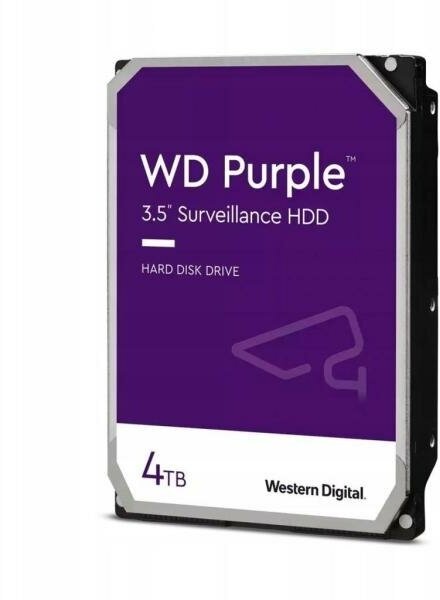 Жесткий диск 3.5 4 Tb 5400 rpmrpm 256 MbMb cache Western Digital Purple SATA III 6 Gb/s (WD42PURZ)