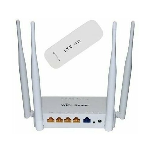 Комплект интернета роутер ZBT 1626 + Wi-Fi 4G (LTE) USB модем модем 4g lte мтс 81330ft usb внешний черный