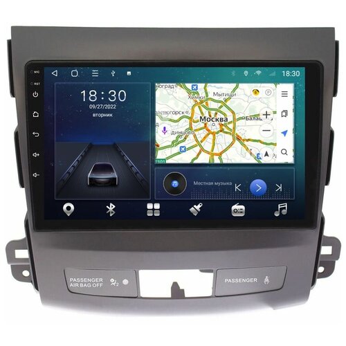 Магнитола CRS-300 Митсубиши Аутлендер 2 Mitsubishi Outlander 2 (XL) 2006-2012 - Android 11 - 8 ядер - Carplay - IPS - DSP 36 полос - 4G(Sim)