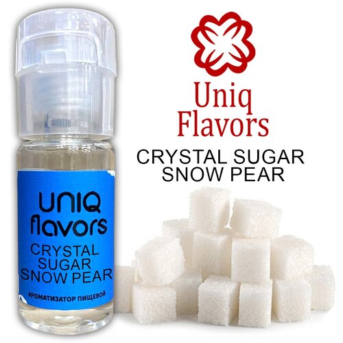 Пищевой ароматизатор (концентрированный) Crystal Sugar Snow Pear (Uniq Flavors) 10мл