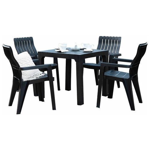 Комплект мебели b: rattan Boston Set, антрацит