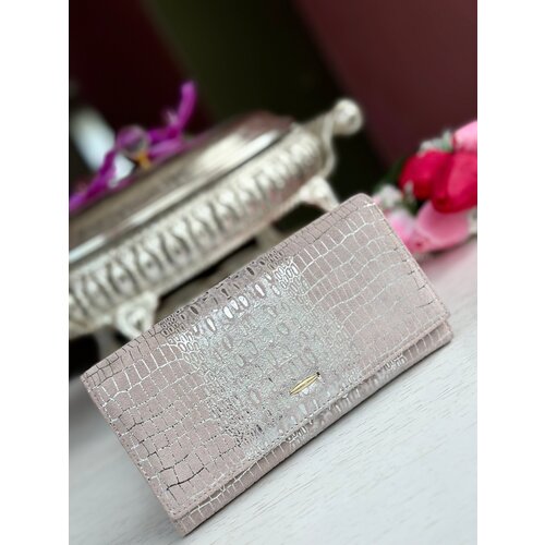 фото Кошелек lak, розовый, серебряный