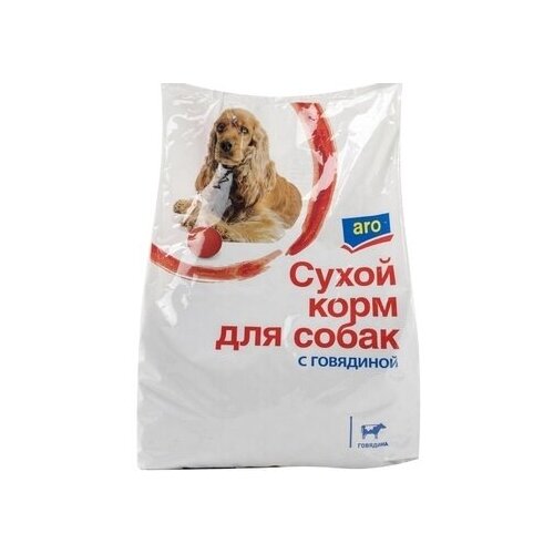 Корм сухой Aro с говядиной для собак 20кг корм сухой edogs для собак с говядиной 15кг