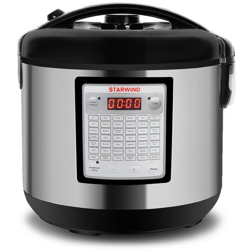 Мультиварка Starwind SMC4201 5л 700Вт серебристыйчерный 547800₽