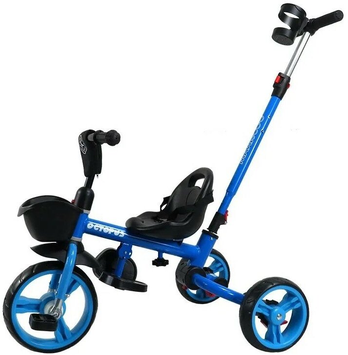 Велосипед трёхколесный MAXISCOO Octopus -23г. (6 / синий (MSC-TCL2302BL) )