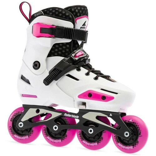 фото Ролики rollerblade apex g - 2023 white/pink р. 29-32