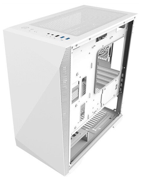 Корпус MiniTower Zalman Z1 Iceberg white (mATX window FRONT 2x120mm REAR 1x120mm без БП) (Z1 Iceberg white)