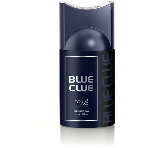 Дезодорант-спрей мужской Prive Blue clue, 250мл дезодорант спрей prive bright rouge 555 250мл