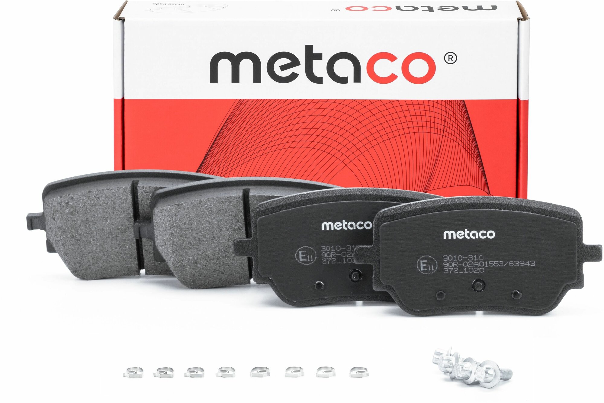 Колодки тормозные задние дисковые к-кт Metaco 3010-310