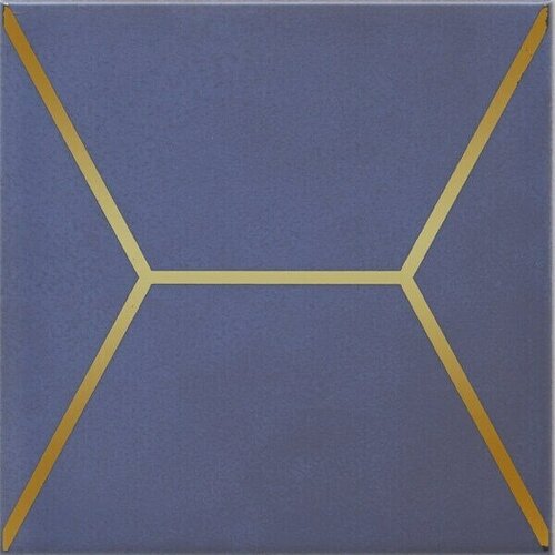 Керамическая плитка KERAMA MARAZZI OP/C181/17065 Витраж синий Декор 15x15 (цена за 20 шт)