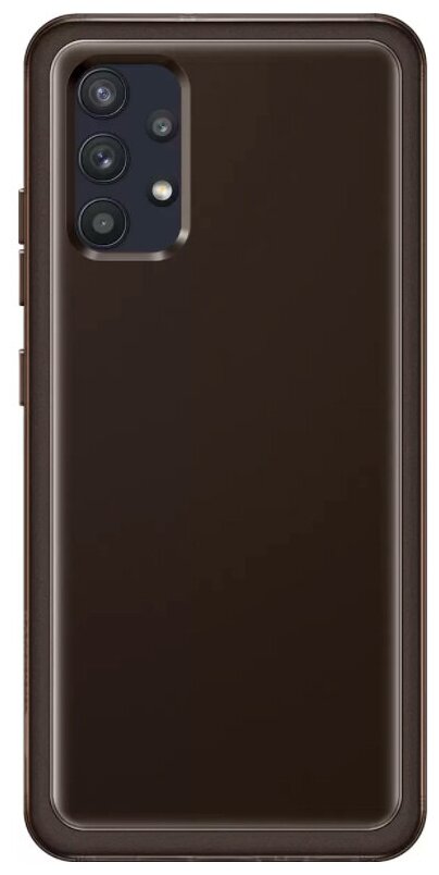 Чехол Samsung Soft Clear Cover для Galaxy A32 черный