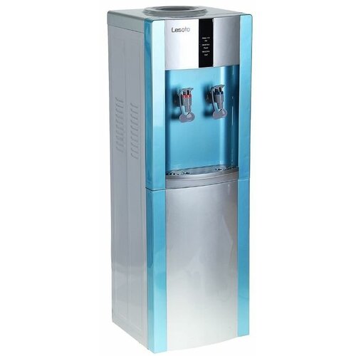 LESOTO Кулер для воды LESOTO 16 LD/Е, с охлаждением, 500 Вт, серо-голубой