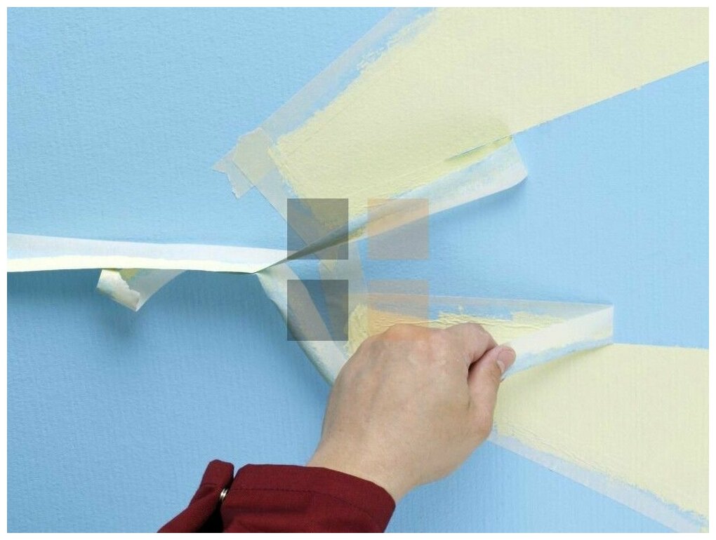 Малярная клейкая лента GAVIAL бумажная лента/крепп, 25 мм х 20 м, краска и защита стен 00002266 - фотография № 3
