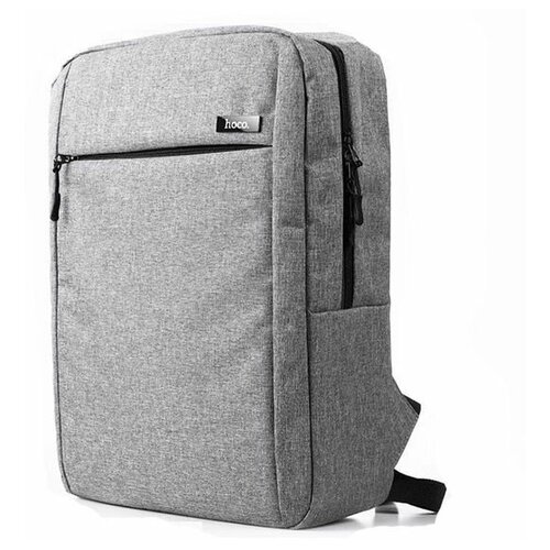 Рюкзак сумка для ноутбука 15.6 Hoco BAG03 (серый) / Рюкзак мужской/женский для ноутбука / Рюкзак городской / школьный