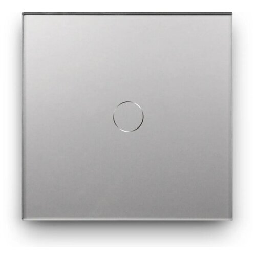 Сенсорный выключатель DiXiS Touch Wall Light Switch 1 Gang / 1 Way (86x86) Grey (TS1) bseed brand touch switch 1 gang 1 way europe standard touch sensor switch black white golden grey with glass panel for home