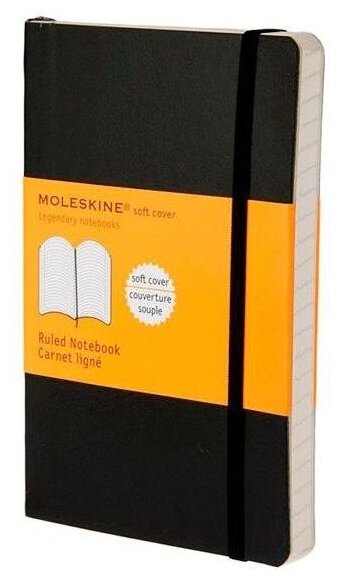 Moleskine QP611 Блокнот moleskine classic soft qp611 pocket 90x140мм 192стр. линейка мягкая обложка черный