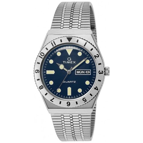 наручные часы timex наручные часы timex q diver 320010 серебряный Наручные часы TIMEX Q Timex Reissue TW2V18300, серебряный