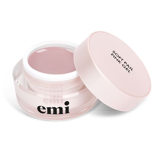 E.Mi, Гель для моделирования Soft Pale Pink Gel, 15 г.