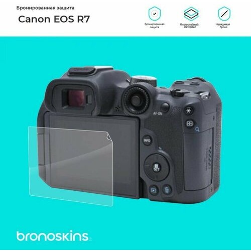 Защитная бронированная пленка на фотоаппарат Canon EOS R7 (Матовая, Screen - Защита экрана)