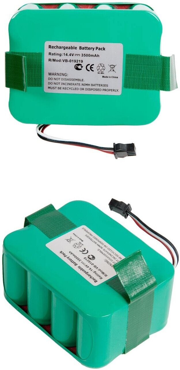 Battery / Аккумулятор для беспроводного робота пылесоса Xrobot XR-510 3500mAh 14.4V Ni-Mh