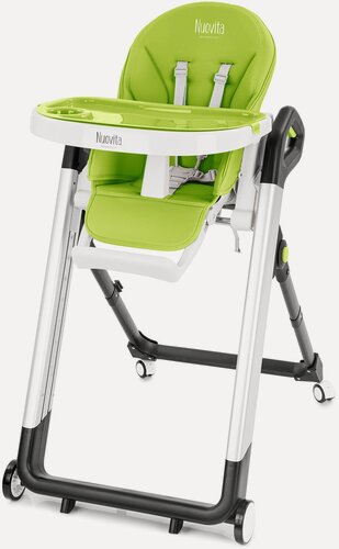 Изображение товара Стульчик для кормления Nuovita Orbita (Verde, Argenteo/Зеленый, Серебристый)