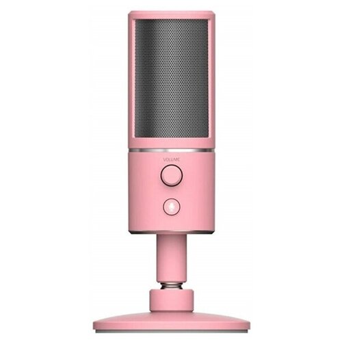 Микрофон проводной Razer Seiren X Quartz 2м розовый 1013600₽