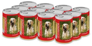 Dog Lunch консервы для собак Говядина в желе 410г х12 шт