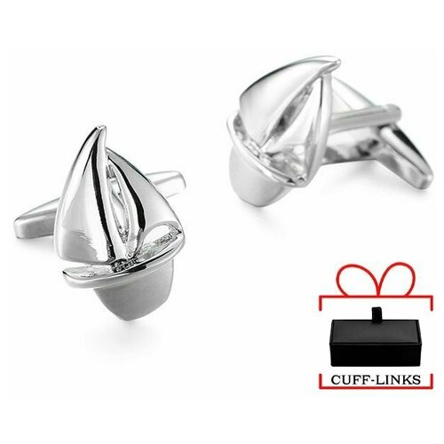 фото Запонки , серебряный cuff-links