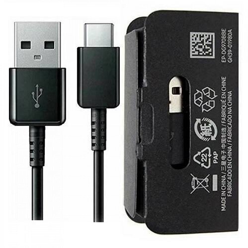 USB Кабель для быстрой зарядки EP-DG970BBE (USB - Type-C) для Samsung (тех. упаковка) черный